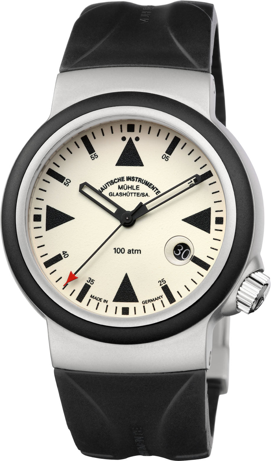 Muhle Glashutte S.a.r. Rescue Timer Red Lumen