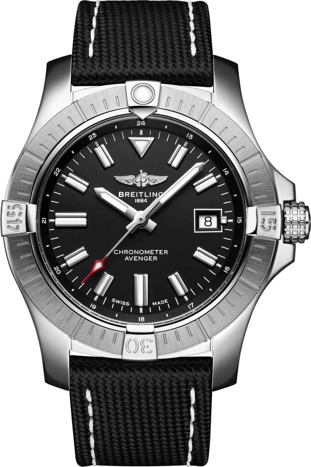 Breitling Watch Avenger Automatic 43 Leather Tang Type