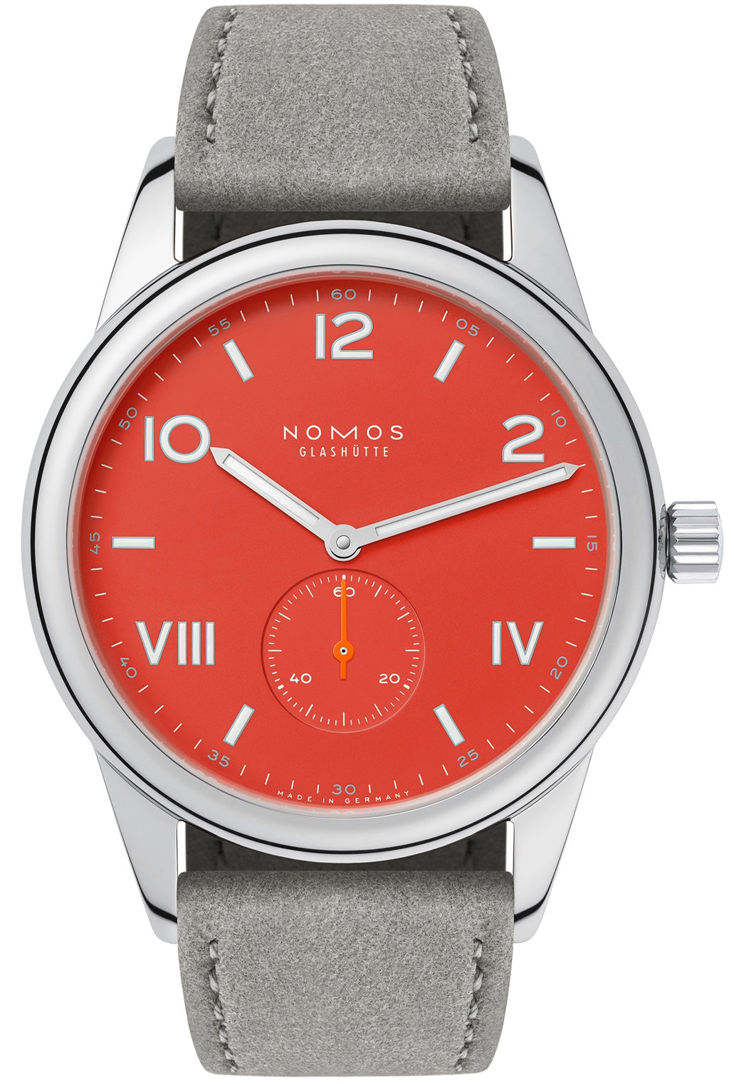 Nomos Glashutte Club Campus 38 Nonstop Red Sapphire Crystal