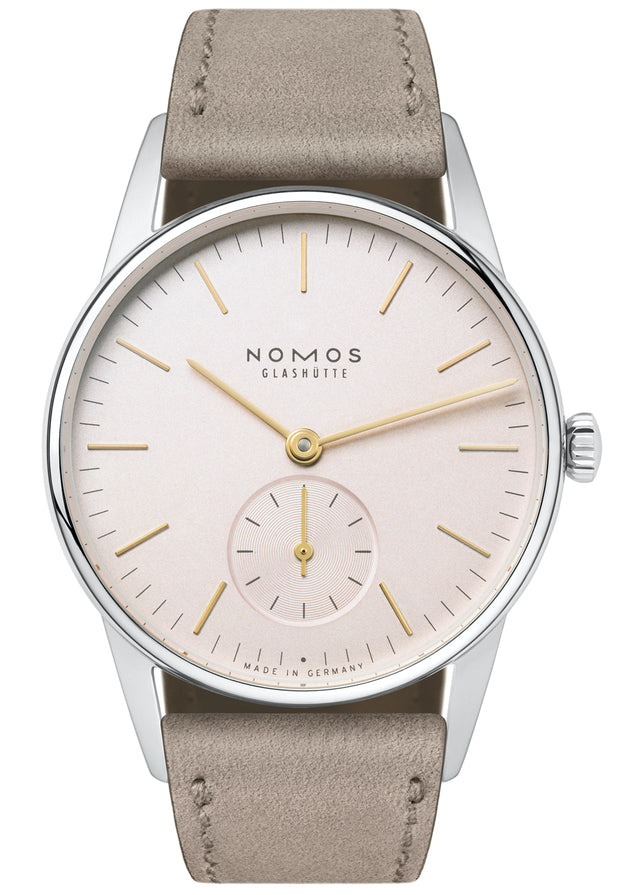 Nomos Glashutte Orion 33 Rose Sapphire Crystal