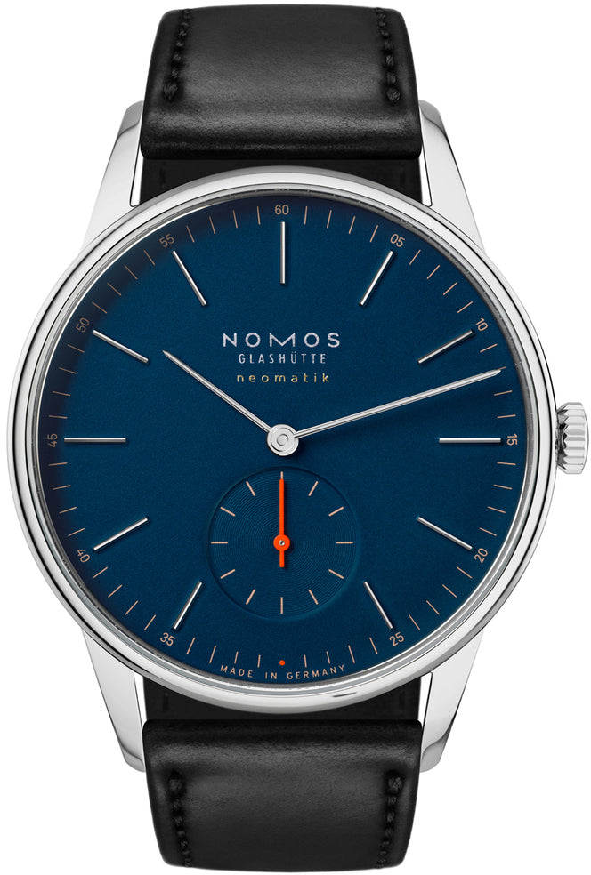 Nomos Glashutte Orion Neomatik 39 Nachtblau Sapphire Crystal