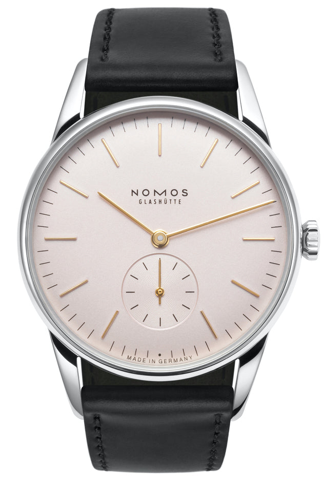 Nomos Glashutte Orion Rose Sapphire Crystal