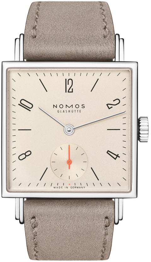 Nomos Glashutte Tetra 27 Champagne Steel Back