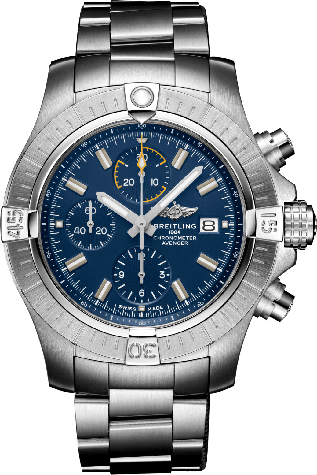 Breitling Watch Avenger Chronograph 45 Blue Bracelet