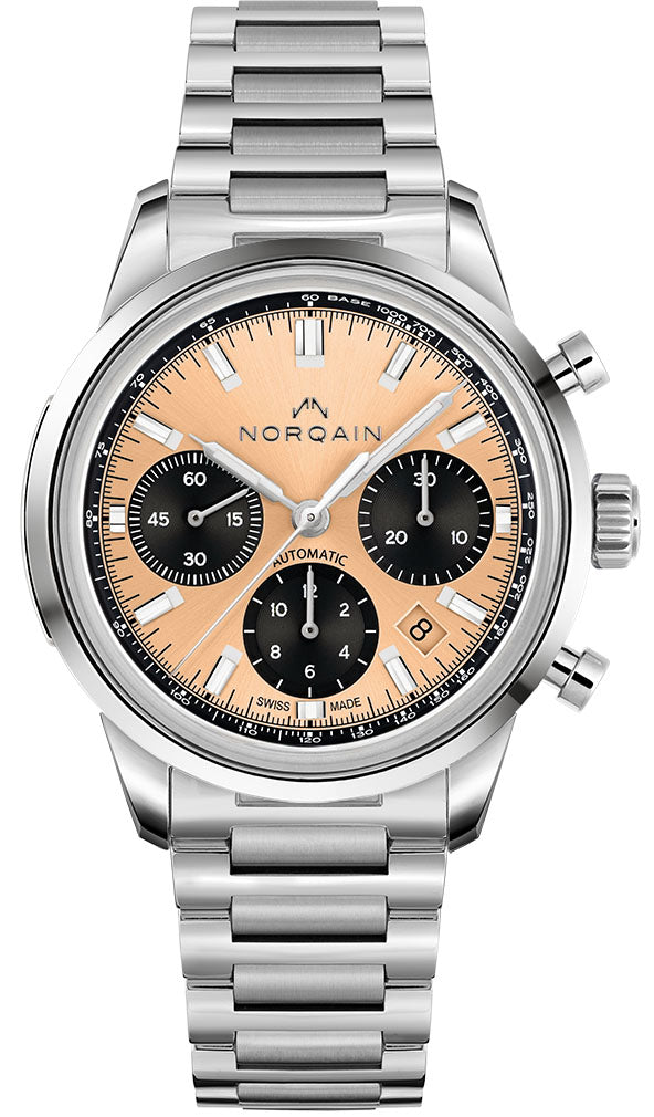 Norqain Freedom 60 Chrono 40mm Peach Bracelet Limited Edition