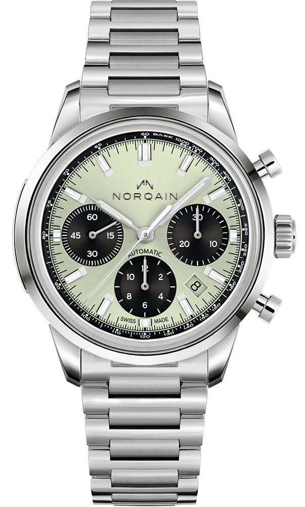 Norqain Freedom 60 Chrono 40mm Pistachio Bracelet Limited Edition