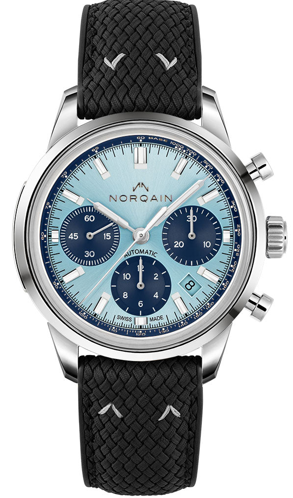 Norqain Freedom 60 Chrono 40mm Sky Blue Rubber Limited Edition