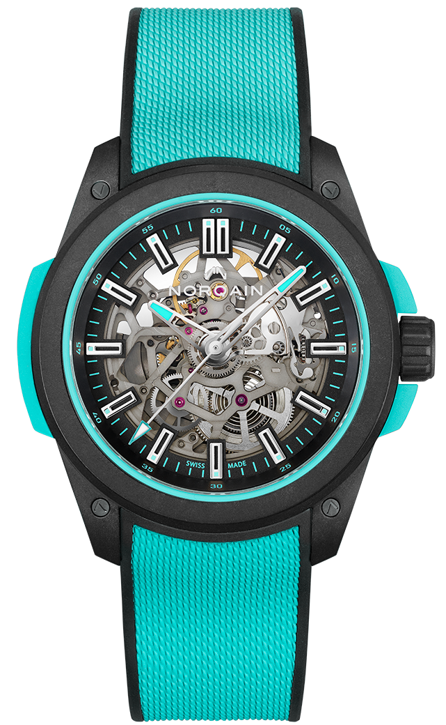 Norqain Wild One Skeleton Turquoise