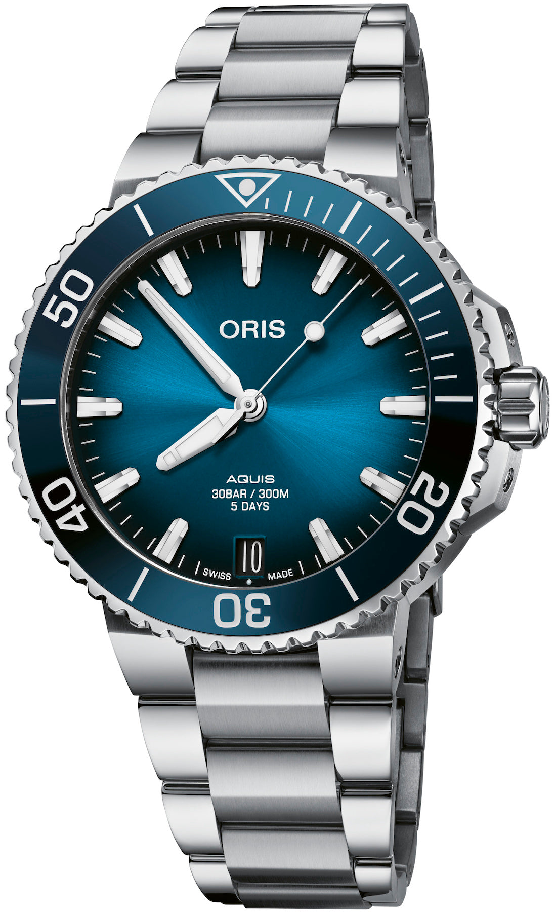 Oris Aquis Date Calibre 400 Blue Bracelet