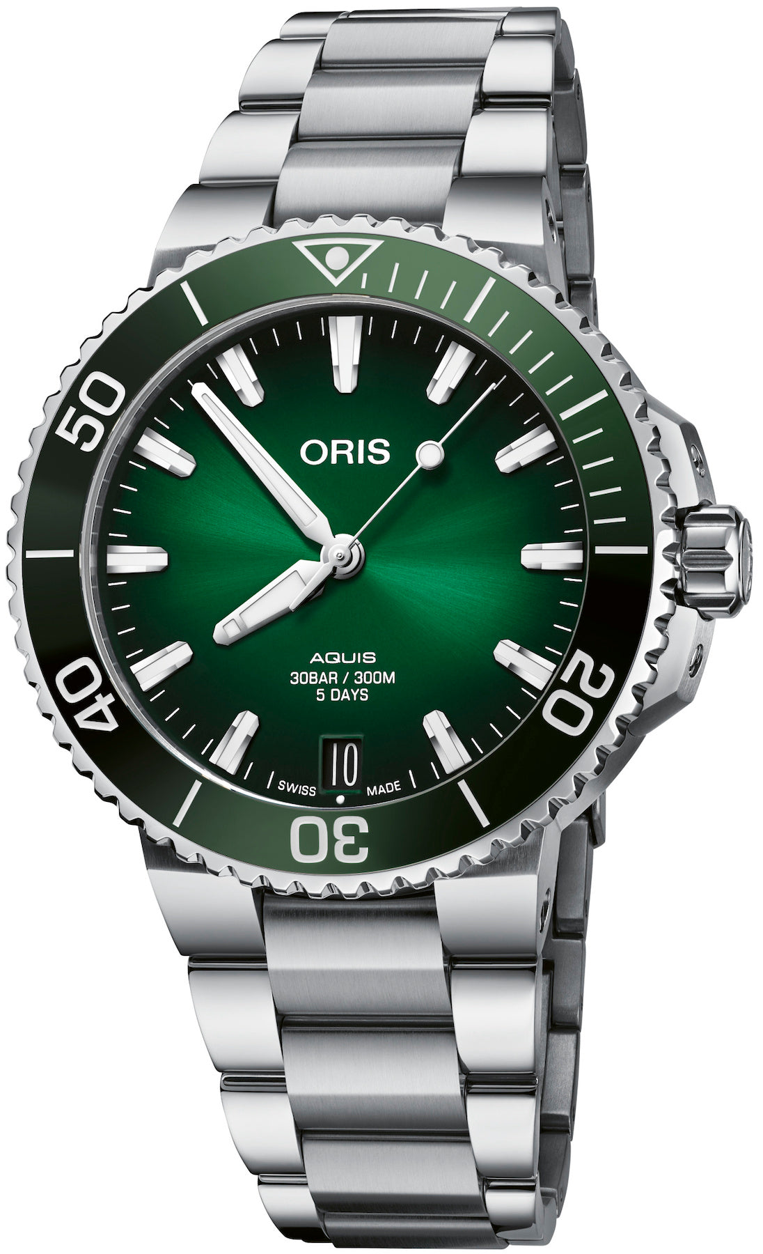 Oris Aquis Date Calibre 400 Green Bracelet