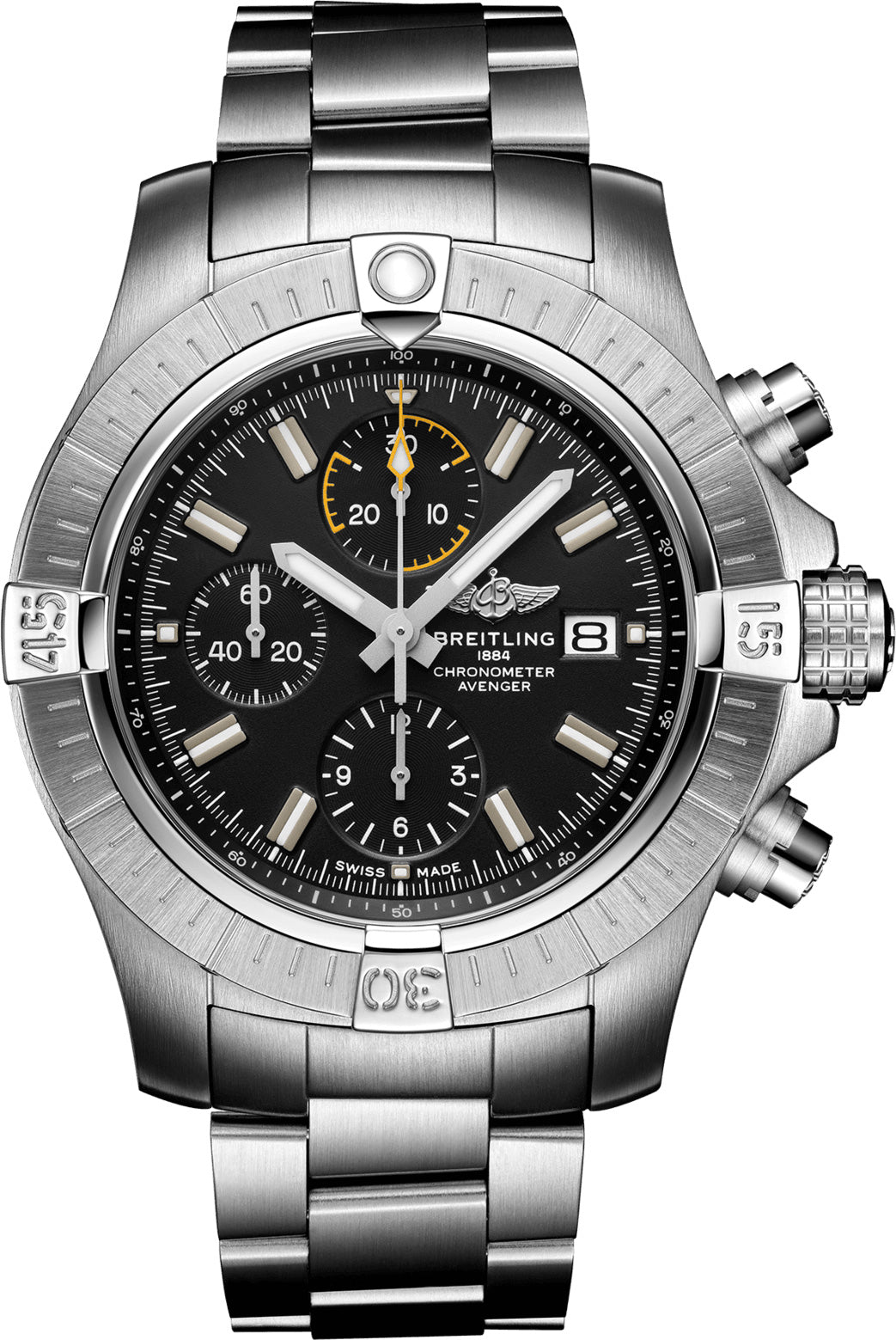 Breitling Watch Avenger Chronograph 45 Steel Bracelet