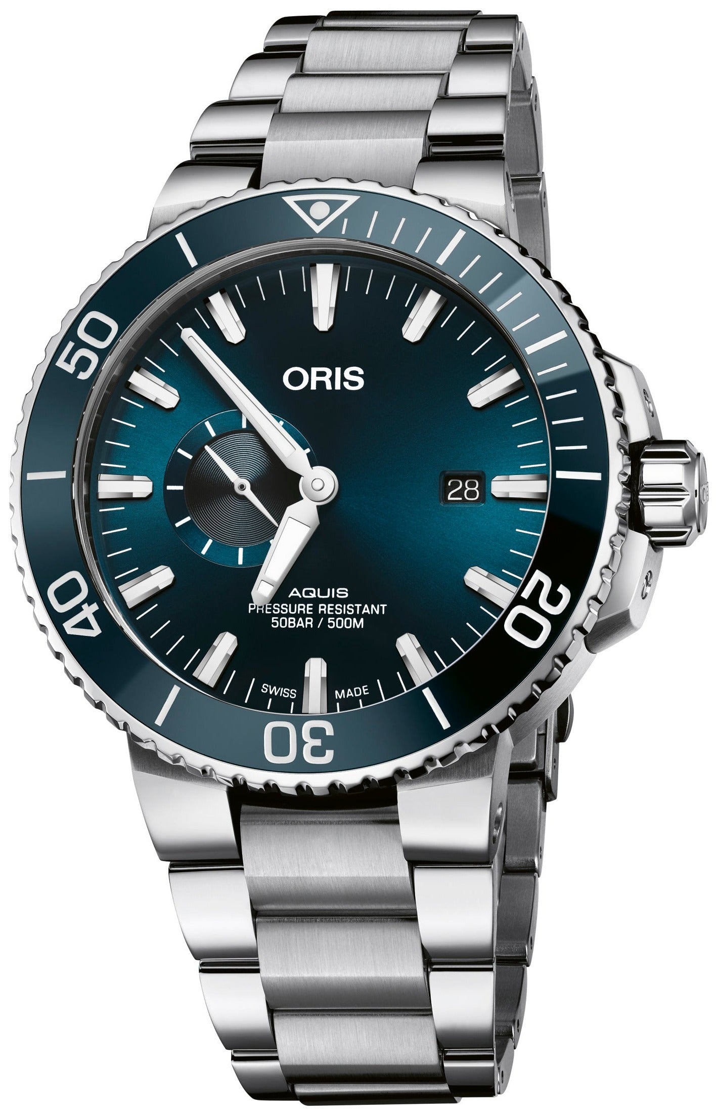 Oris Aquis Date Small Seconds Bracelet