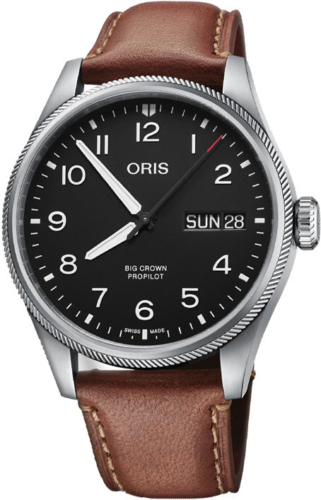 Oris Big Crown Propilot Big Day Date Leather