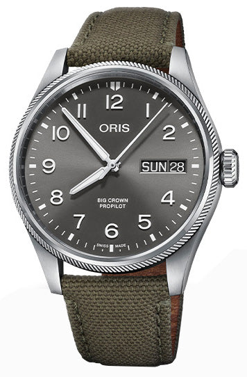 Oris Big Crown Propilot Big Day Date Textile