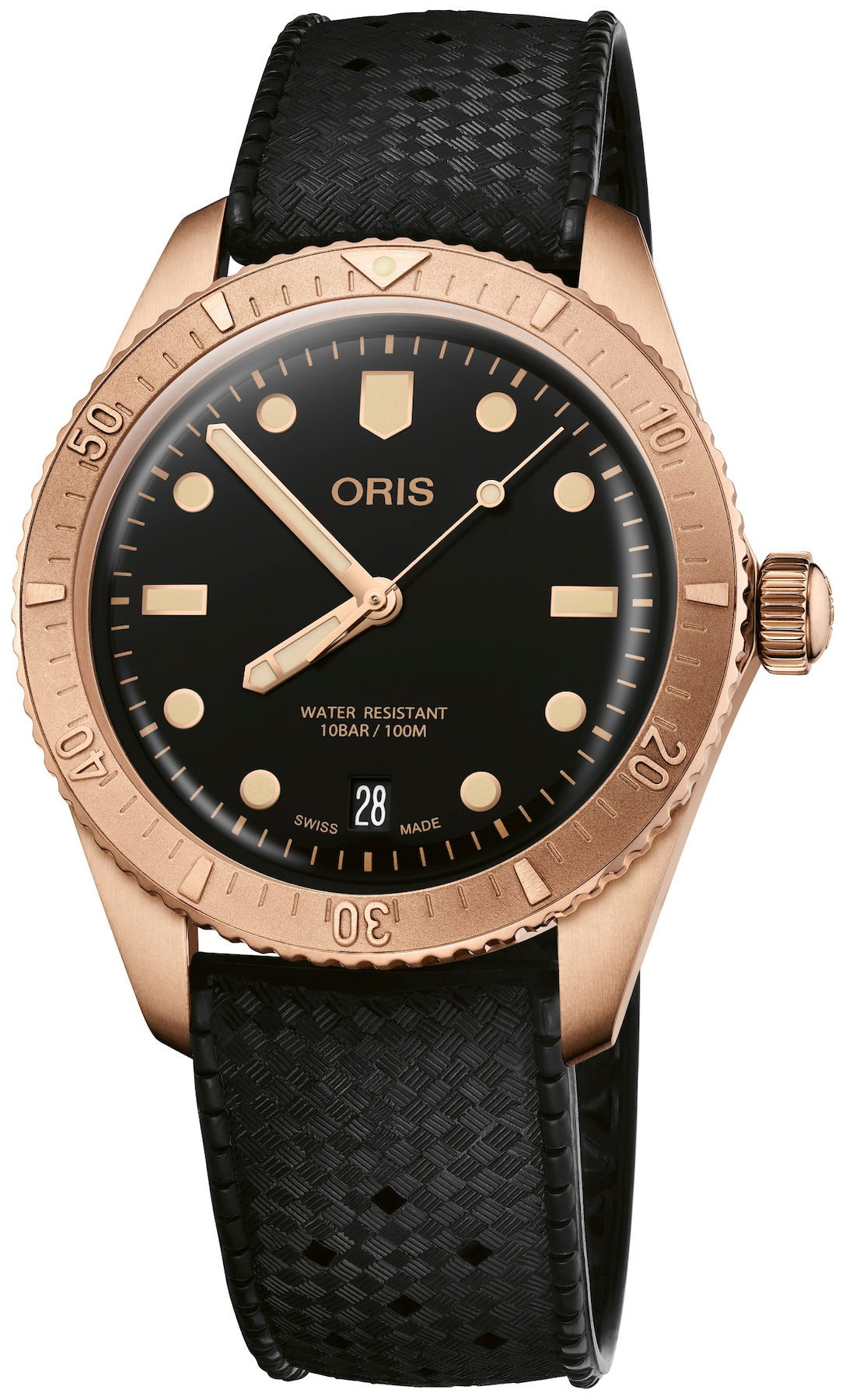 Oris Divers Sixty Five Bronze Cotton Candy Sepia