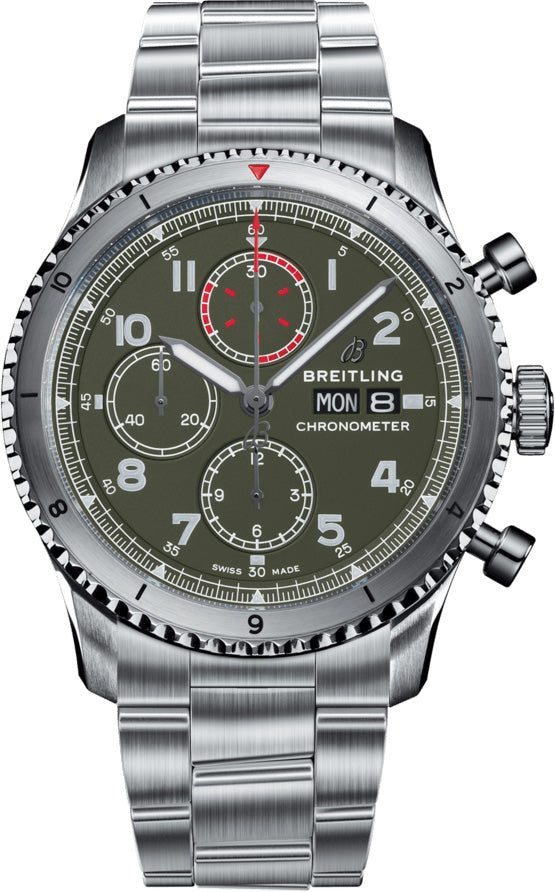 Breitling Watch Aviator 8 Chronograph 43 Curtiss P-40 Warhawk Professional Iii