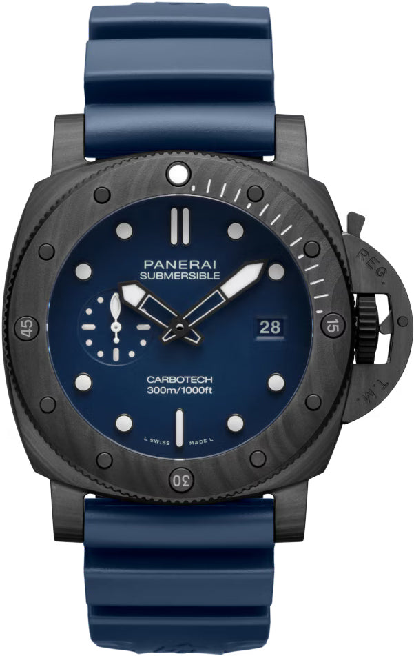 Panerai Submersible Quarantaquattro Carbotech Blu Abisso