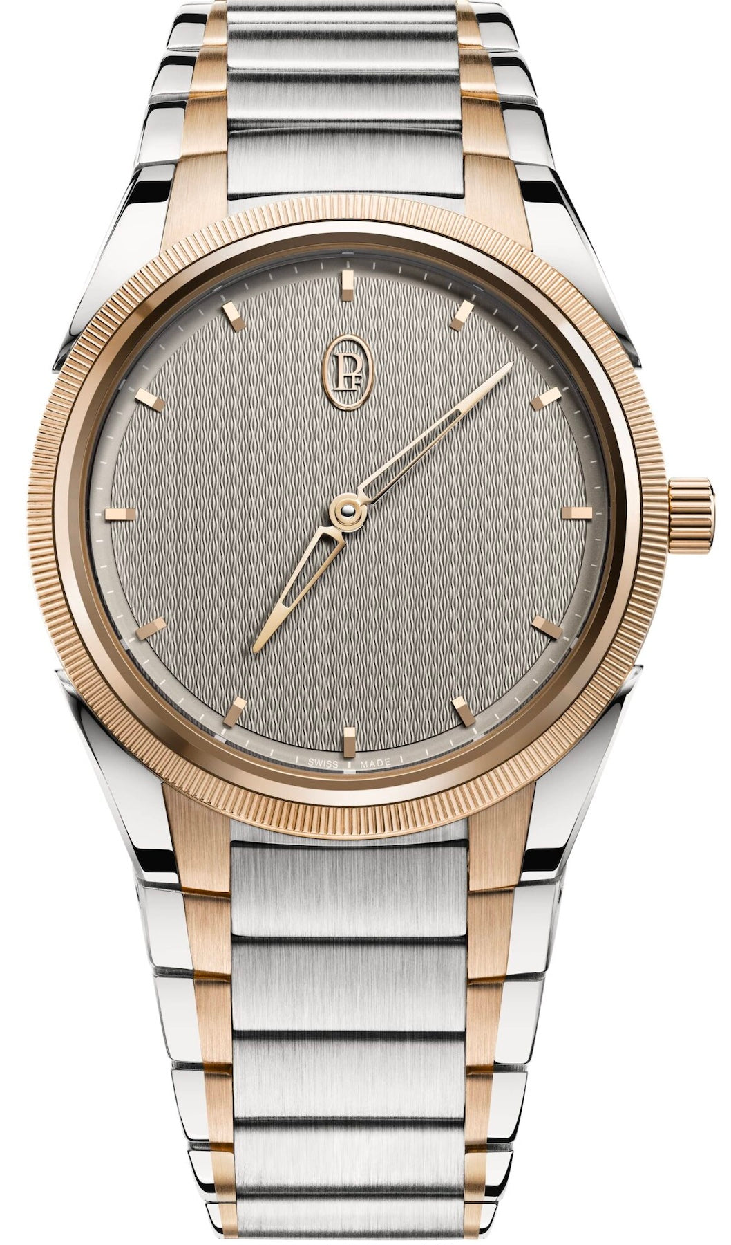 Parmigiani Fleurier Tonda Pf Steel Rose Gold Sand Grey