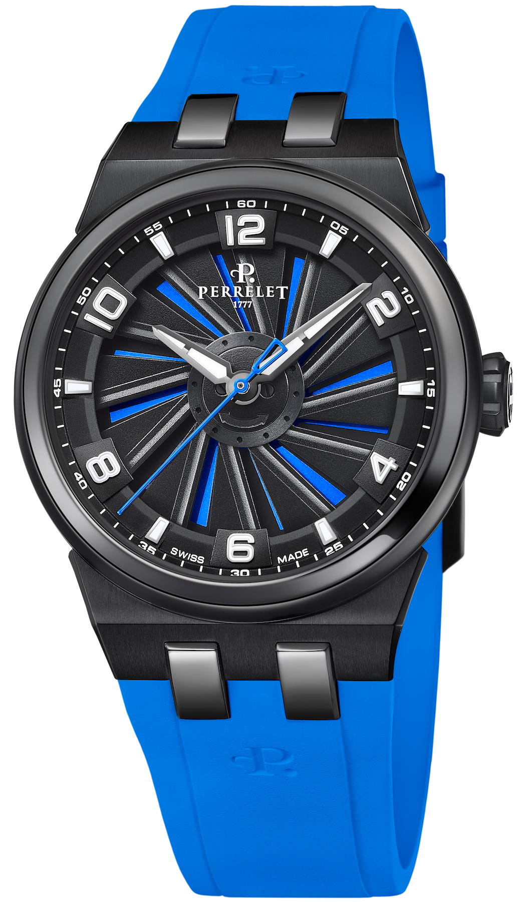 Perrelet Turbine Titanium 41 Blue