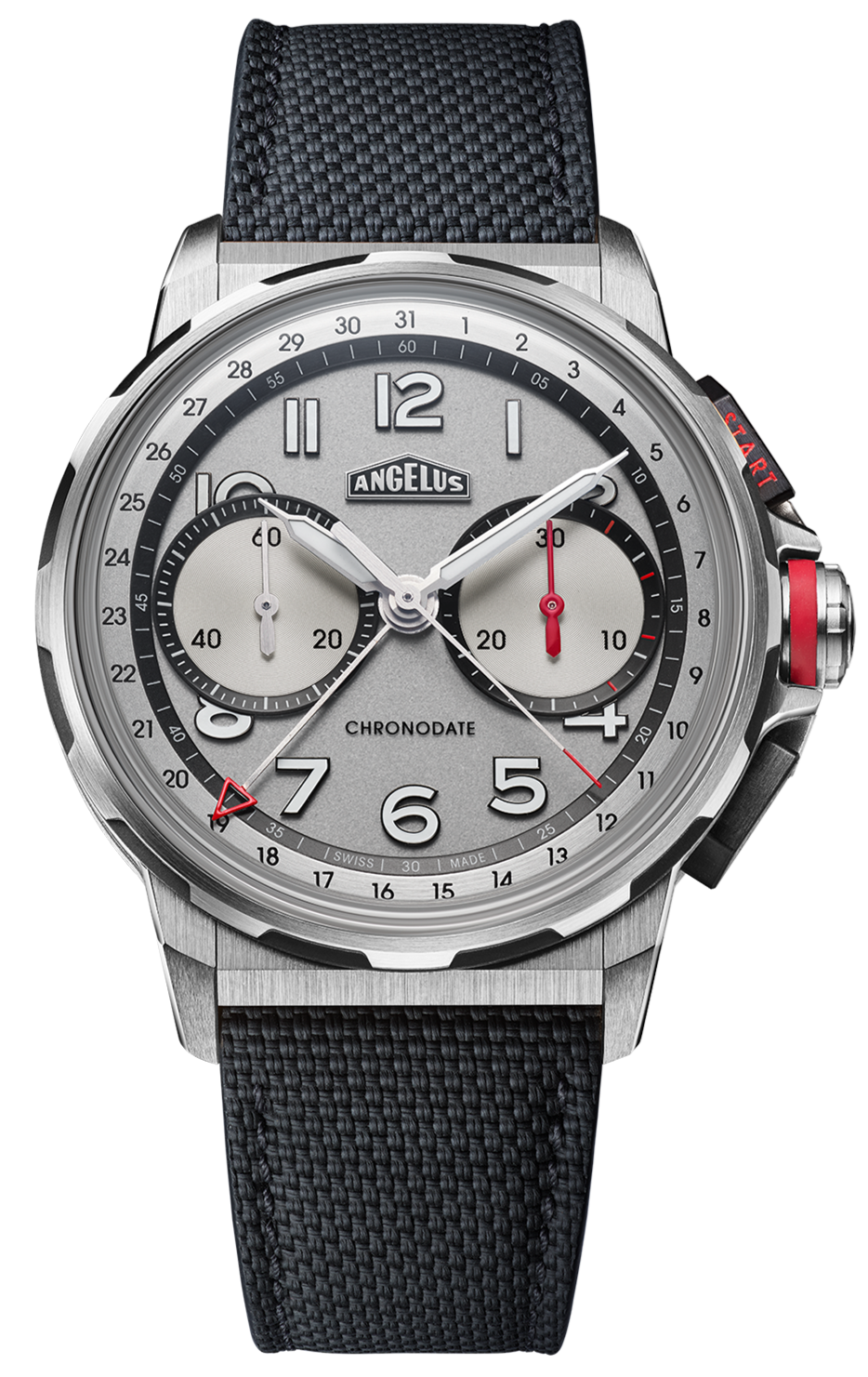 Angelus Watch Chronodate Titanium White Limited Edition