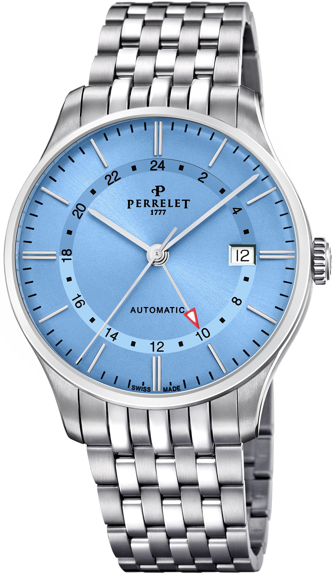 Perrelet Weekend Gmt Ice Blue Bracelet