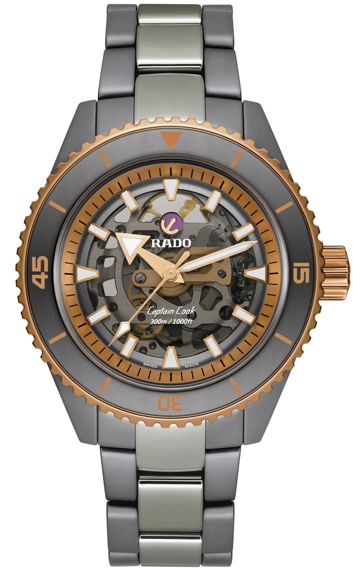 Rado Captain Cook Automatic High Tech Ceramic Skeleton