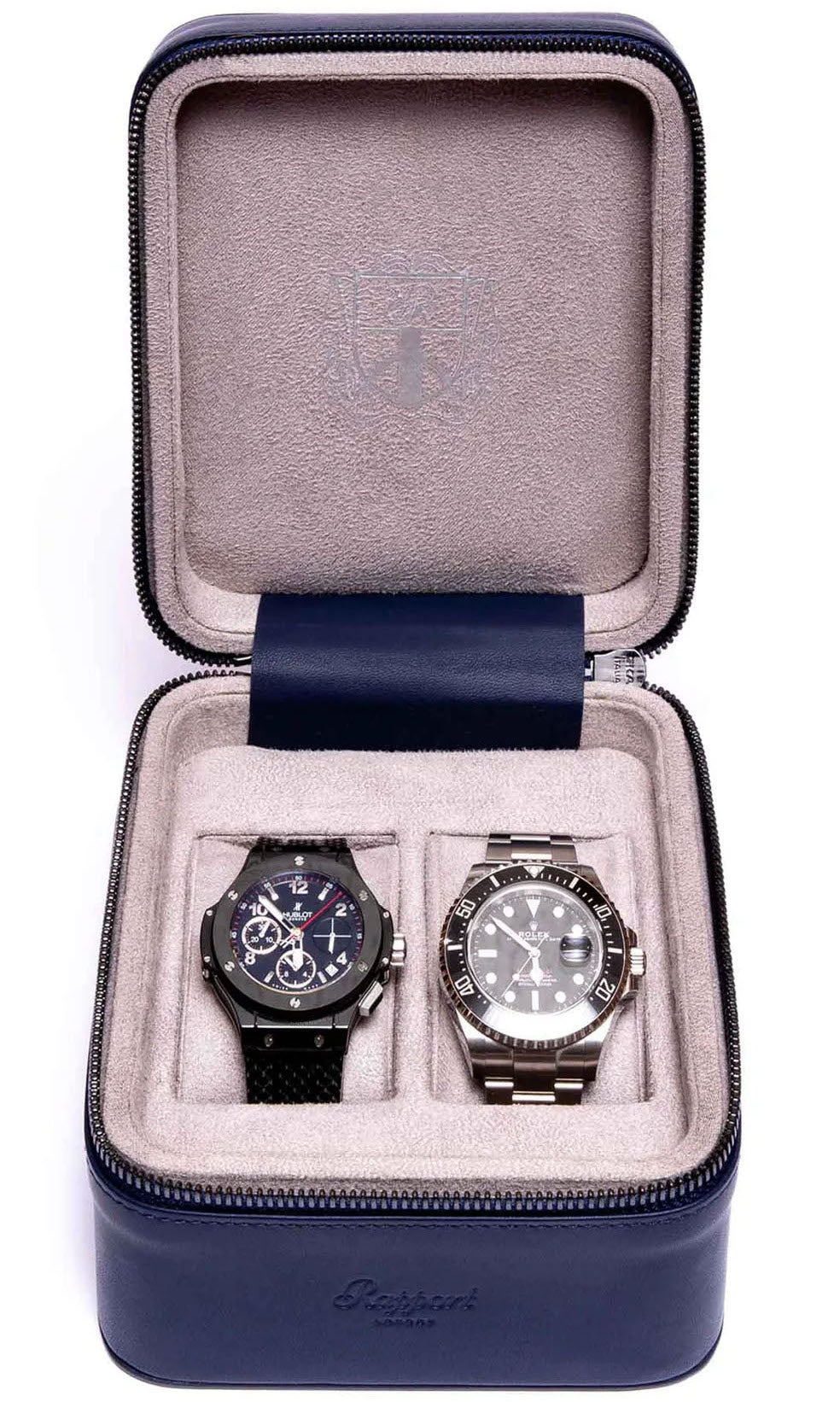 Rapport Watch Case Hyde Park 2 Blue Zip