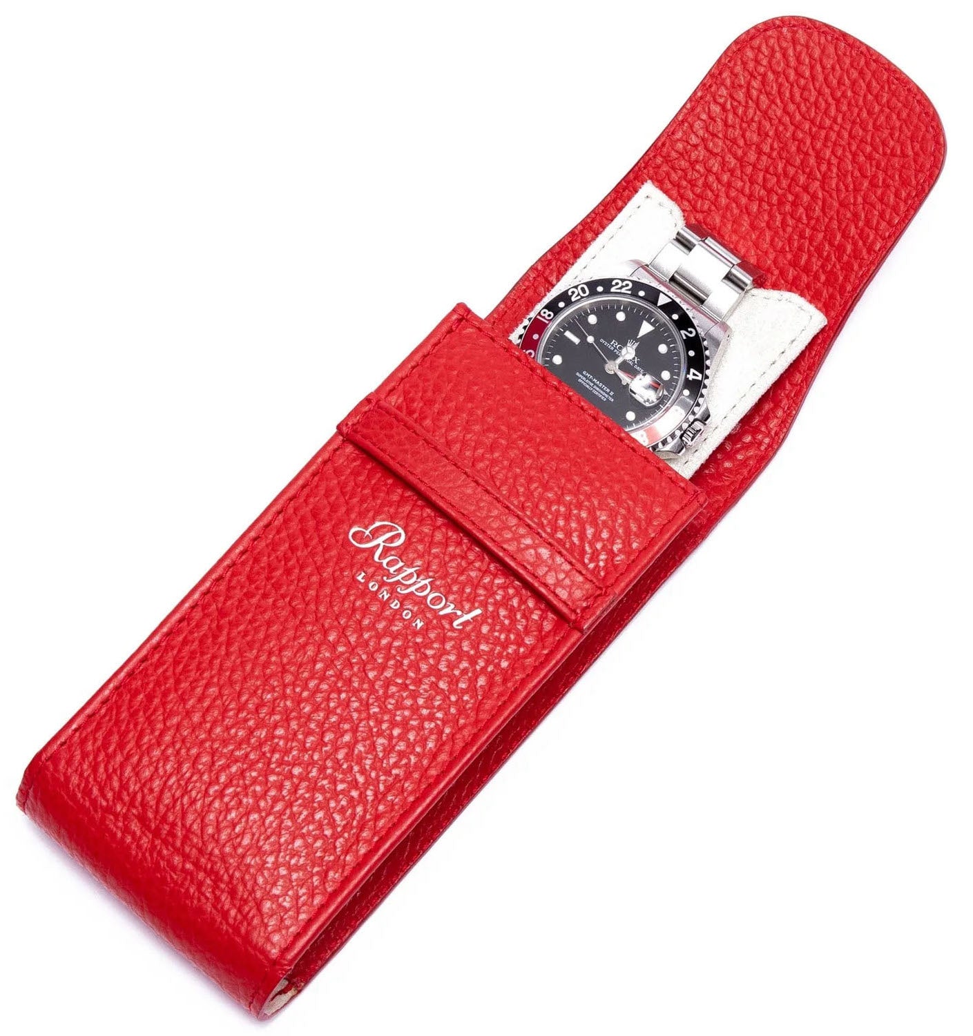 Rapport Watch Pouch Portobello Leather Red