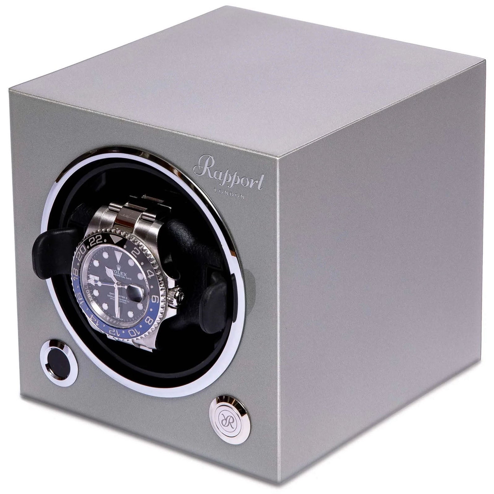 Rapport Watch Winder Evo Single Platinum Silver