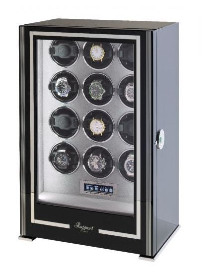 Rapport Watch Winder Paramount Twelve Ebony Touch Screen