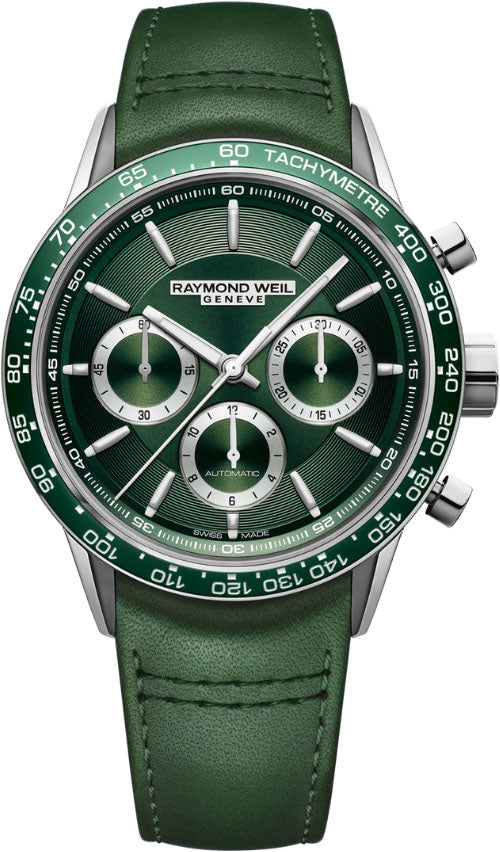 Raymond Weil Freelancer Green Mens