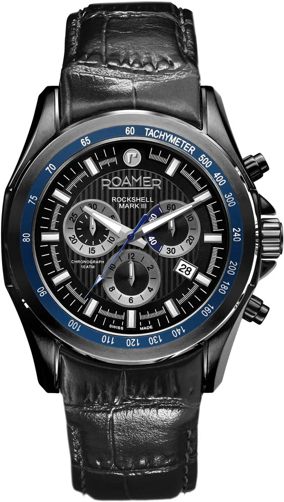 Roamer Rockshell Mark Iii Chrono Black