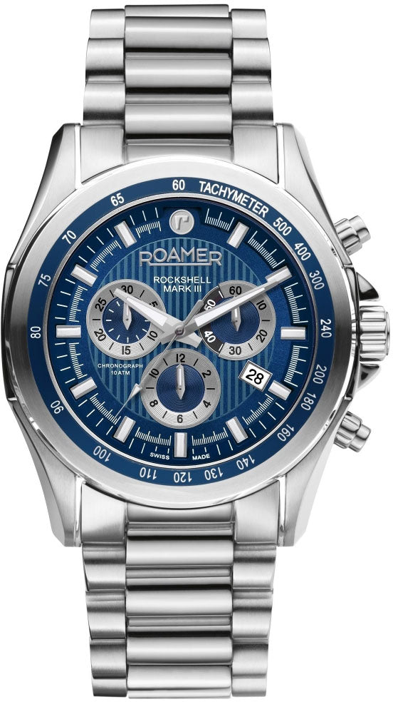 Roamer Rockshell Mark Iii Chrono Blue