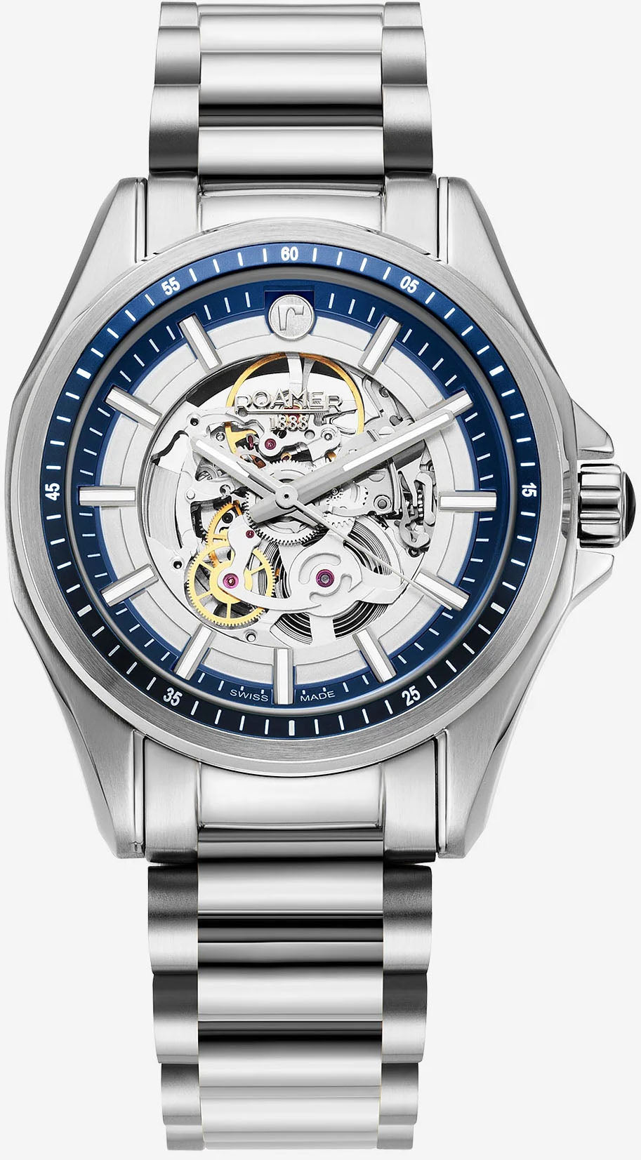 Roamer Rockshell Mark Iii Skeleton Blue