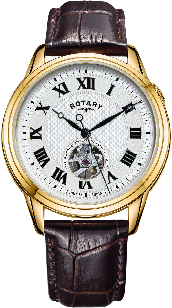 Rotary Cambridge Gold Pvd Mens