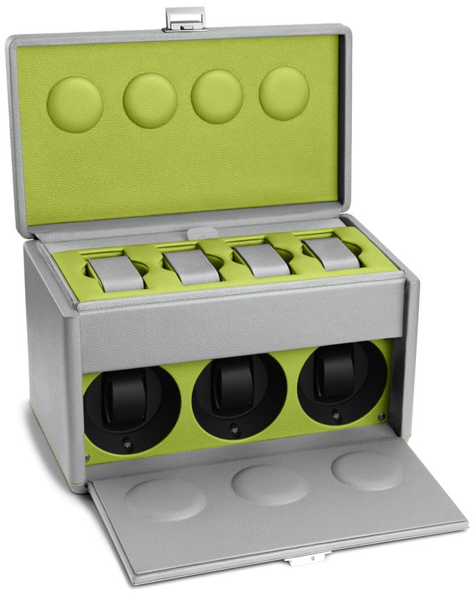 Scatola Del Tempo Watch Winder 7rt Grey Green