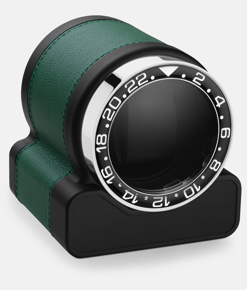 Scatola Del Tempo Watch Winder Rotor One Green Black Bezel