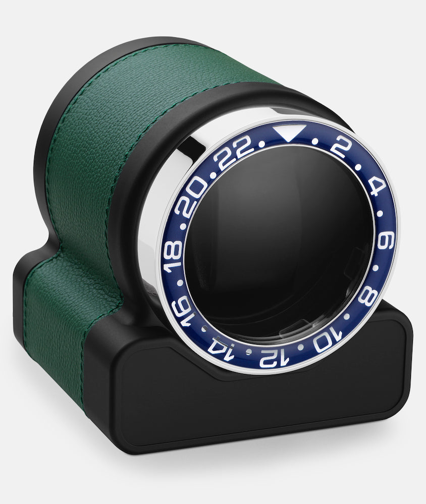 Scatola Del Tempo Watch Winder Rotor One Green Blue Bezel