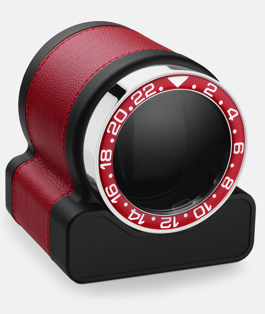 Scatola Del Tempo Watch Winder Rotor One Red Red Bezel