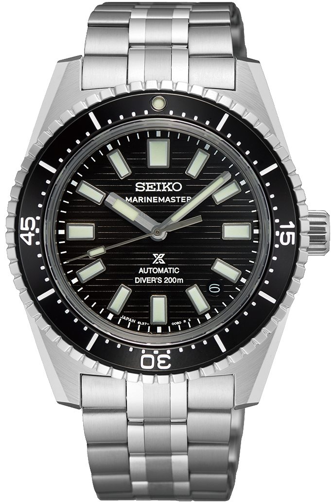 Seiko Prospex Black Dark Water Marinemaster 1965 Reinterpretation Diver