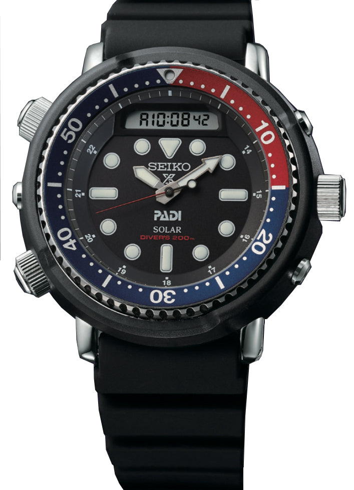 Seiko Prospex Tuna Padi Arnie Divers Solar Hybrid Pepsi