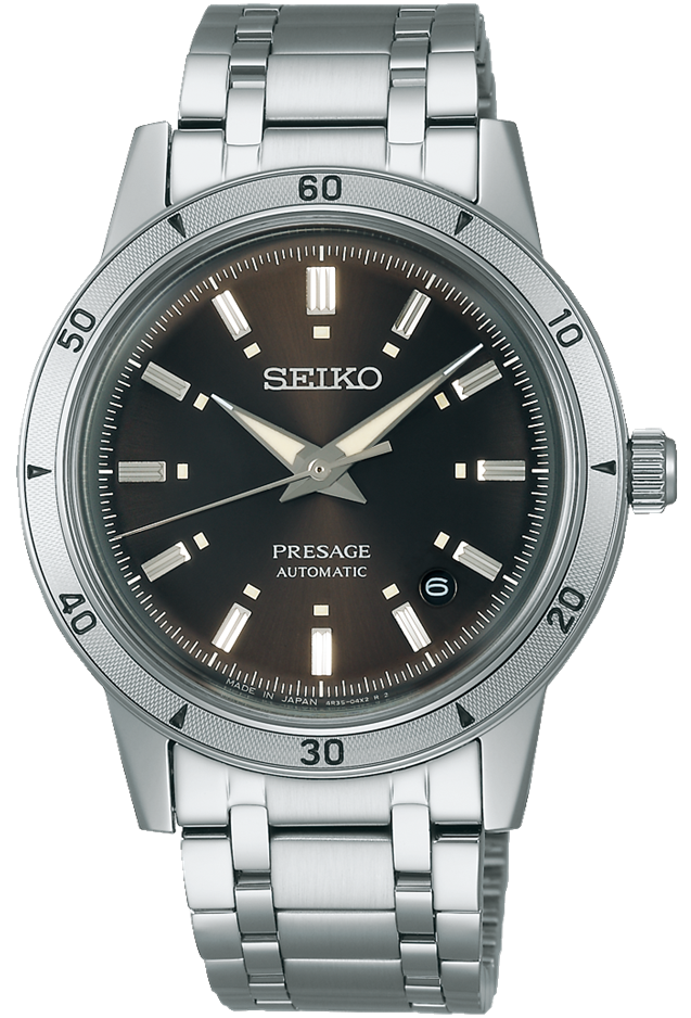 Seiko Presage Presage Style 60s Elegant Yet Rugged Brown