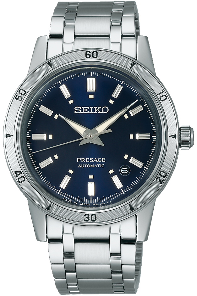 Seiko Presage Presage Style 60s Elegant Yet Rugged Navy