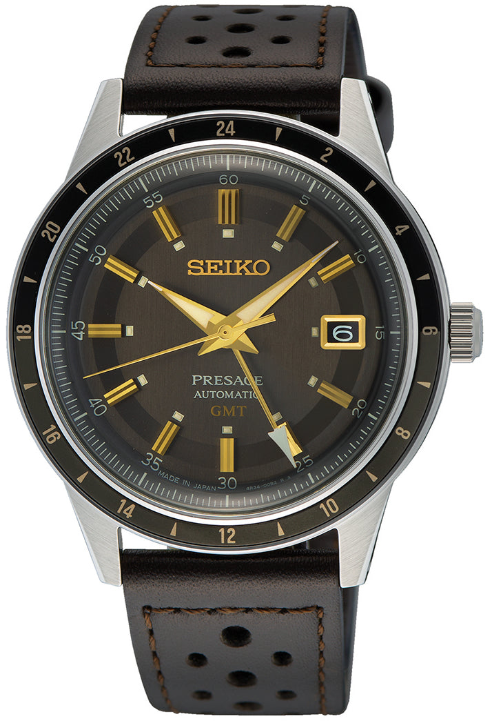 Seiko Presage Style 60s Road Trip Gmt Fume