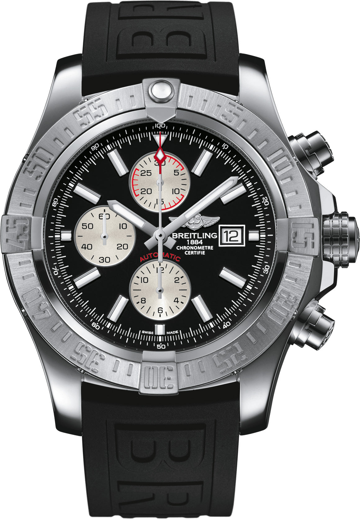 Breitling Watch Super Avenger Ii Chronograph Diver Pro Iii Push Button