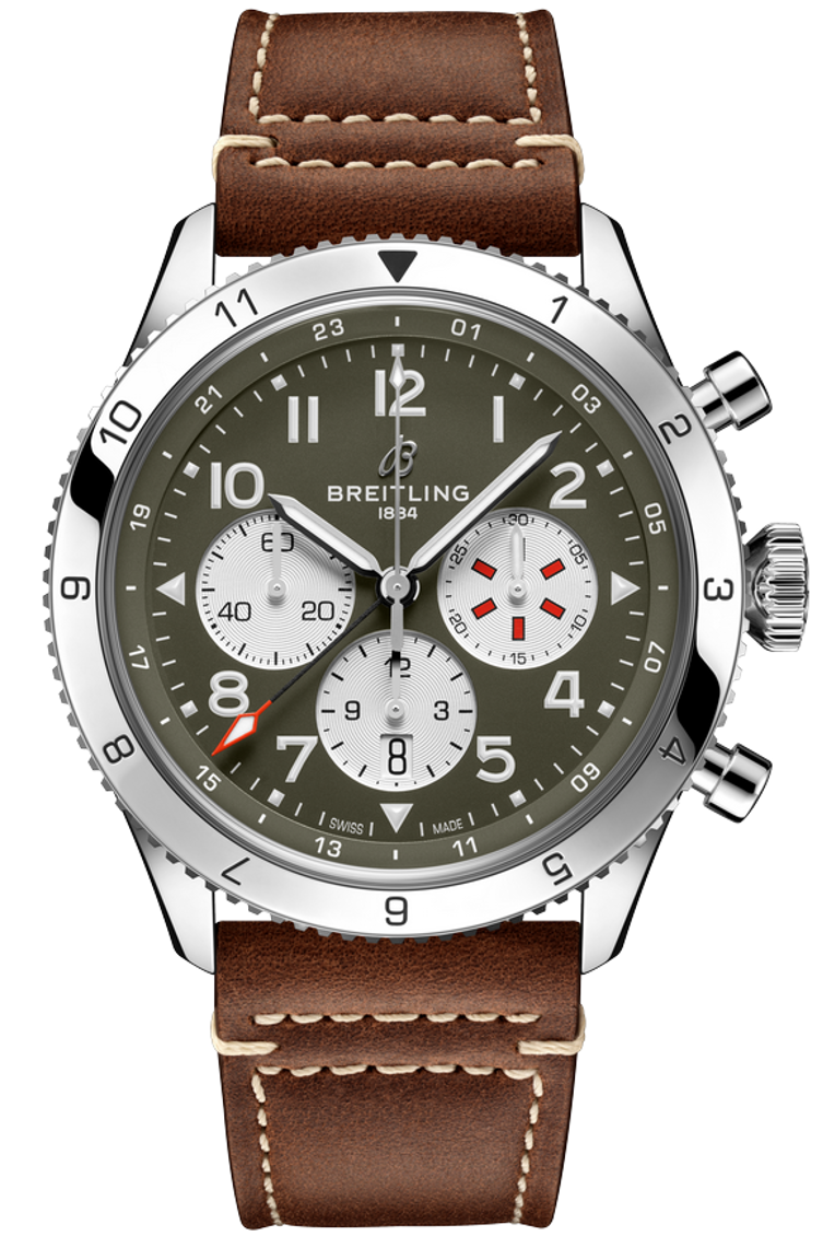 Breitling Watch Super Avi B04 Chronograph Gmt 46 Curtiss Warhawk