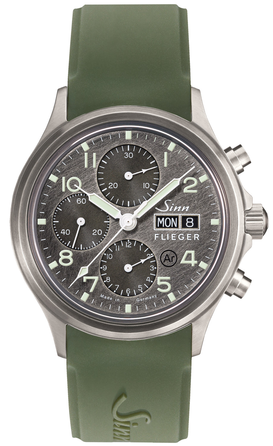 Sinn 358 Sa Pilot Ds Silicone Green