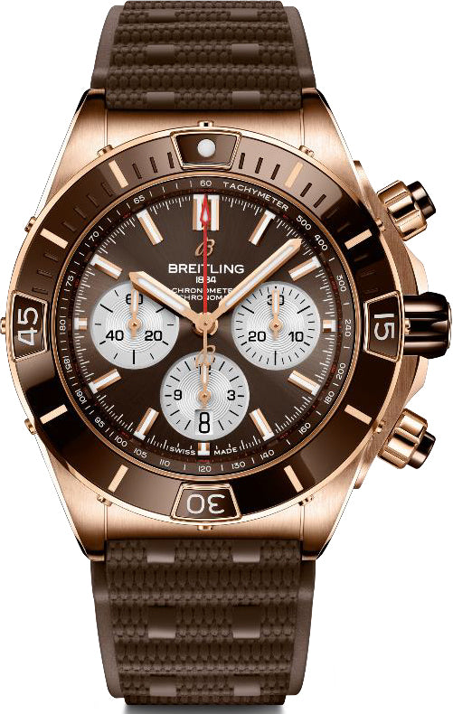 Breitling Watch Super Chronomat B01 44 18k Red Gold