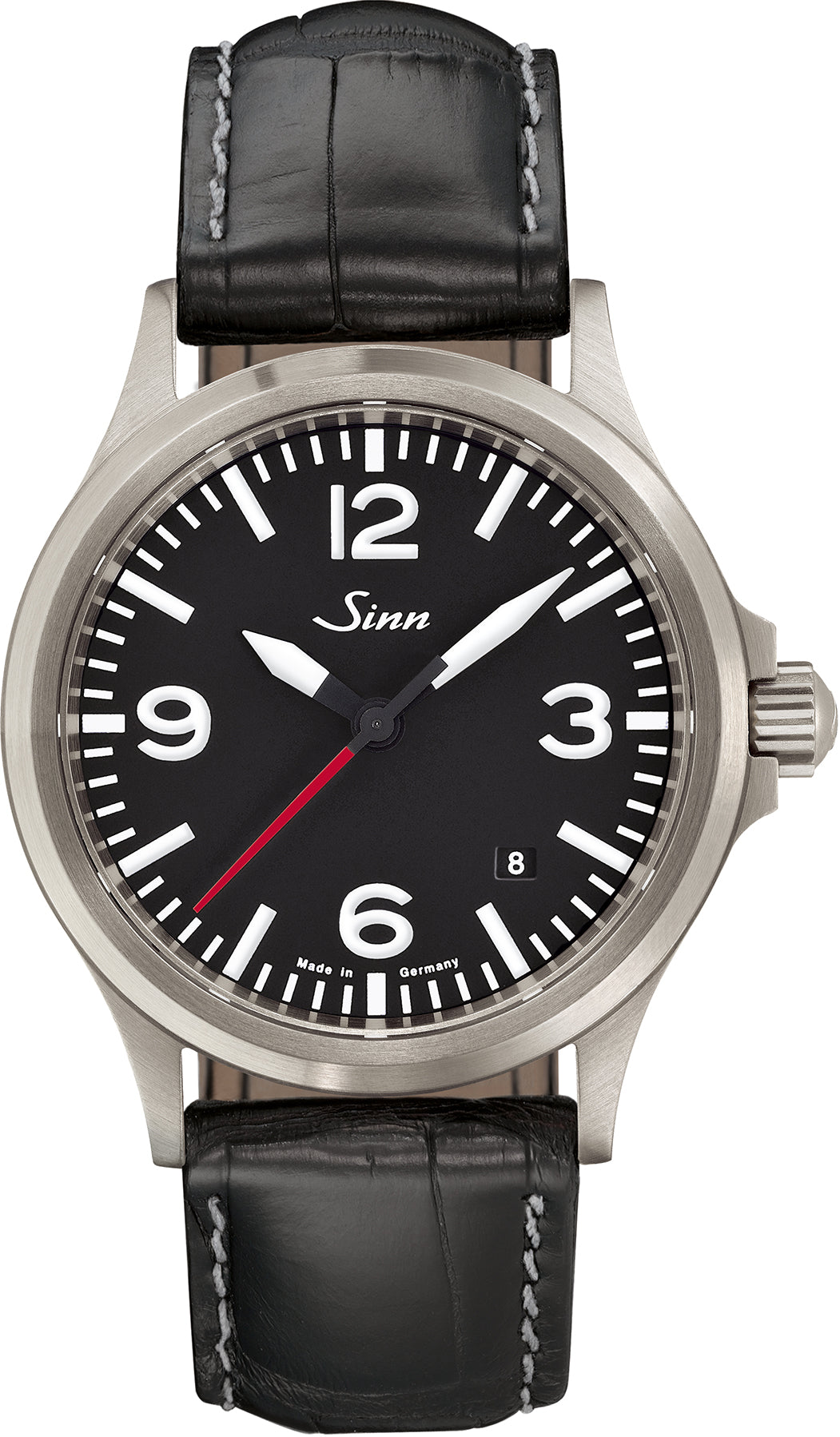 Sinn 556 A Rs Black Cowhide Aligator