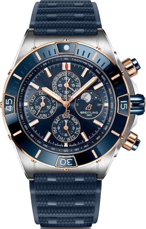 Breitling Watch Super Chronomat Four Year Calendar SteelandGold